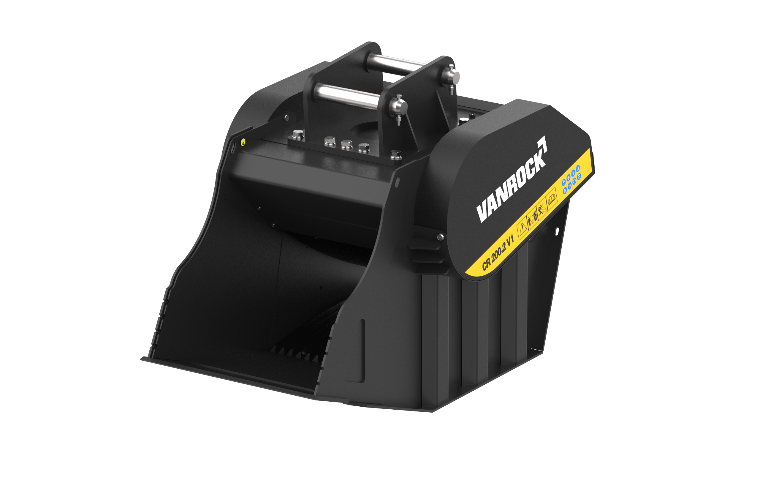 Vanrock CR 200.2 V1 excavator bucket crusher